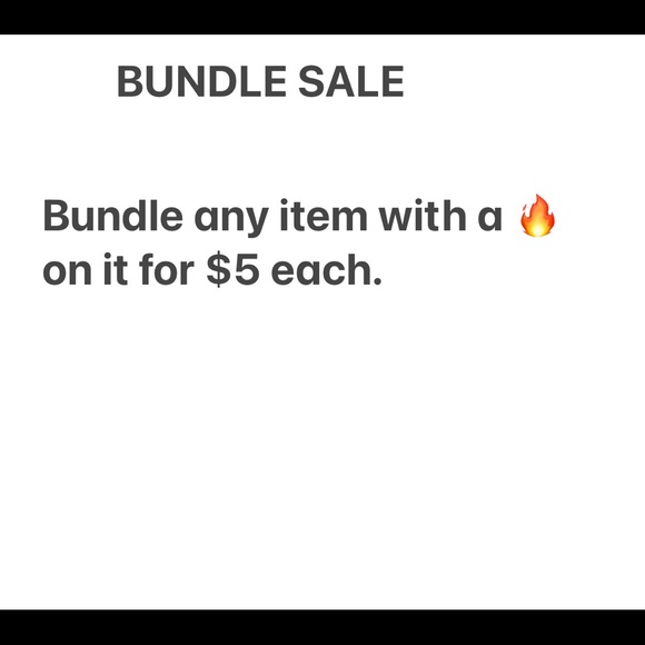 Bundle up for $5 each item - Picture 1 of 1